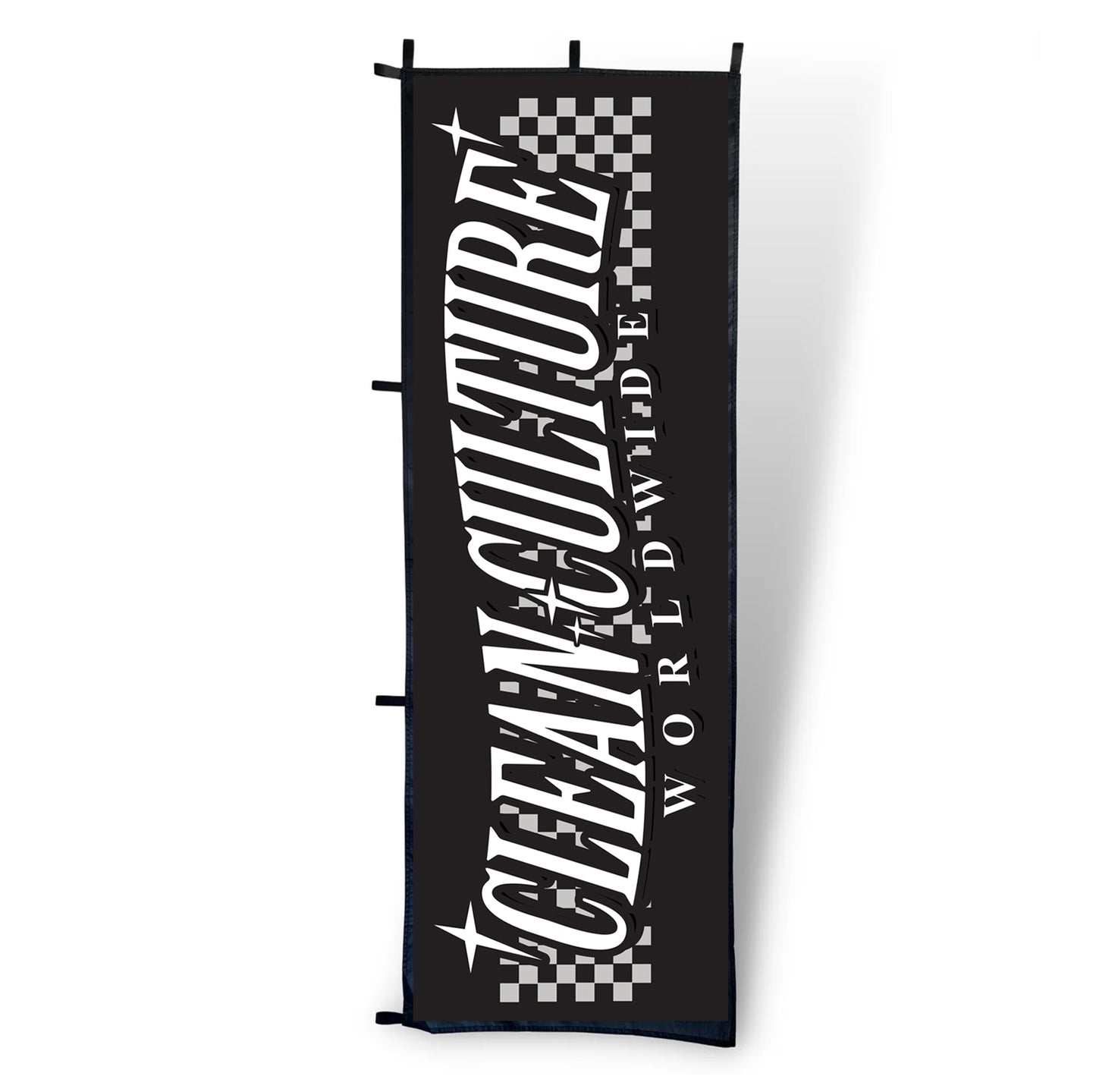 CC Checkered Nobori Flag