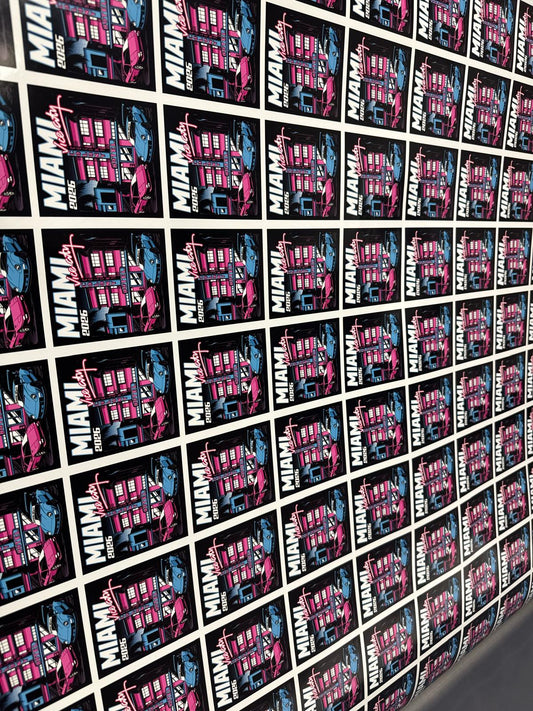 FREE Miami Event Sticker 3.5” x 3”