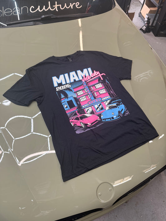 Clean Culture Miami Vice City Event Tee