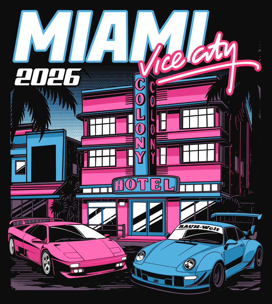 FREE Miami Event Sticker 3.5” x 3”
