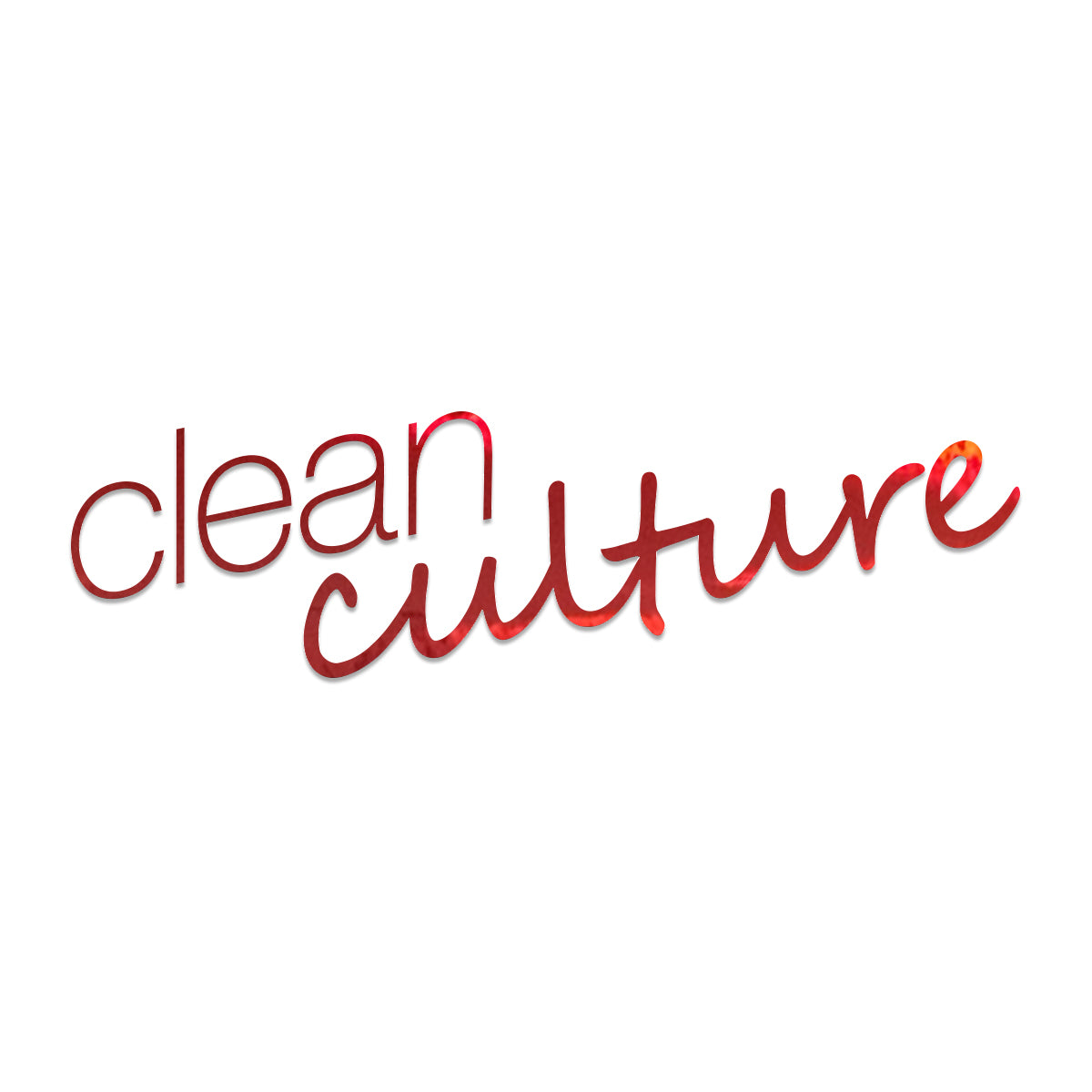 Classic 6'' Clean Culture Decal