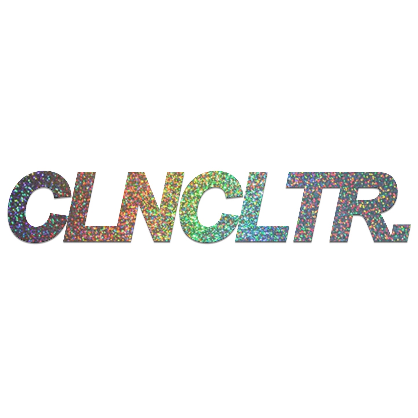 CLNCLTR 12'' Decal